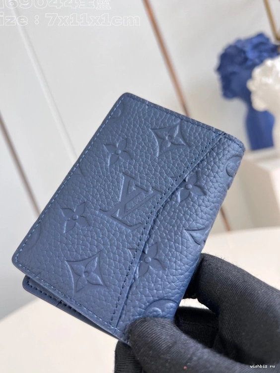WIS LOUIS cm VUITTON Pocket Organizer-7.5*11.1*1 0707